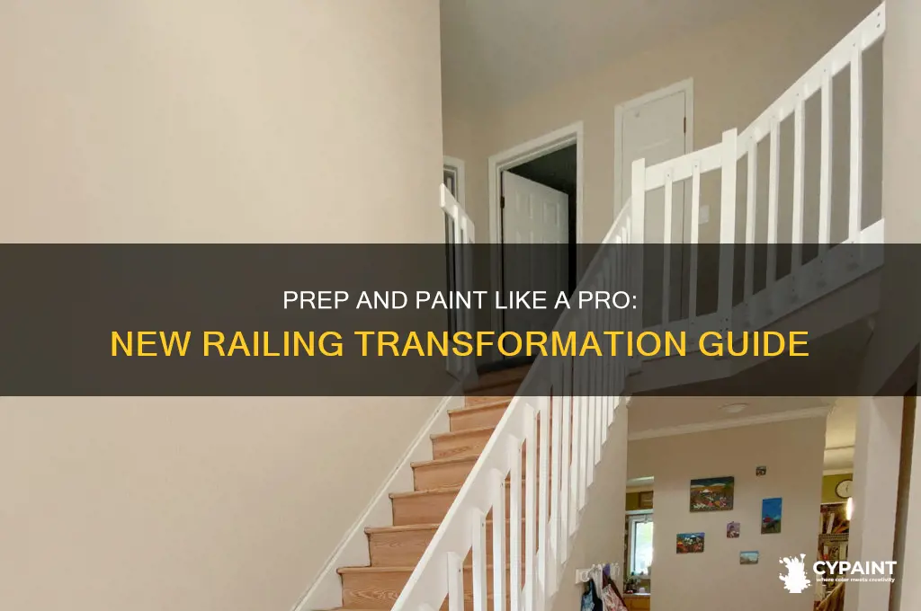 how to prep and paint new railing