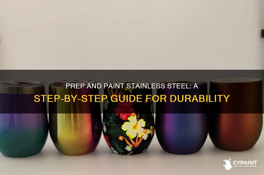 how to prep and paint stainless steel