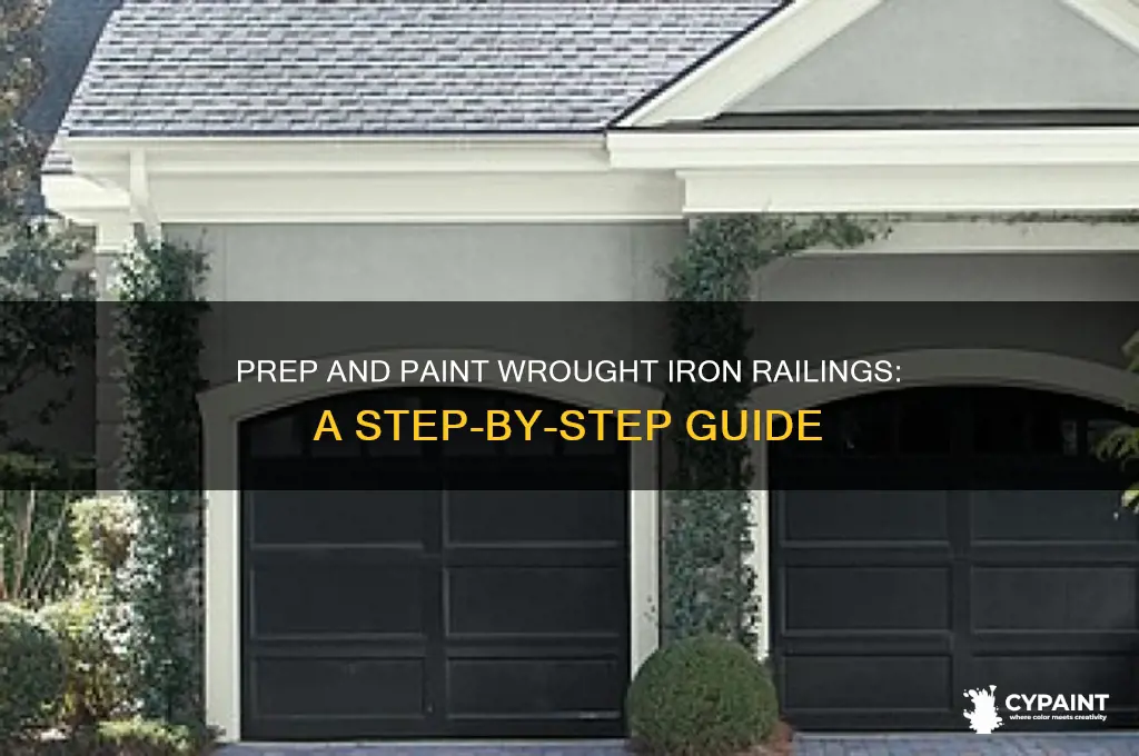 how to prep and paint wrought iron railings