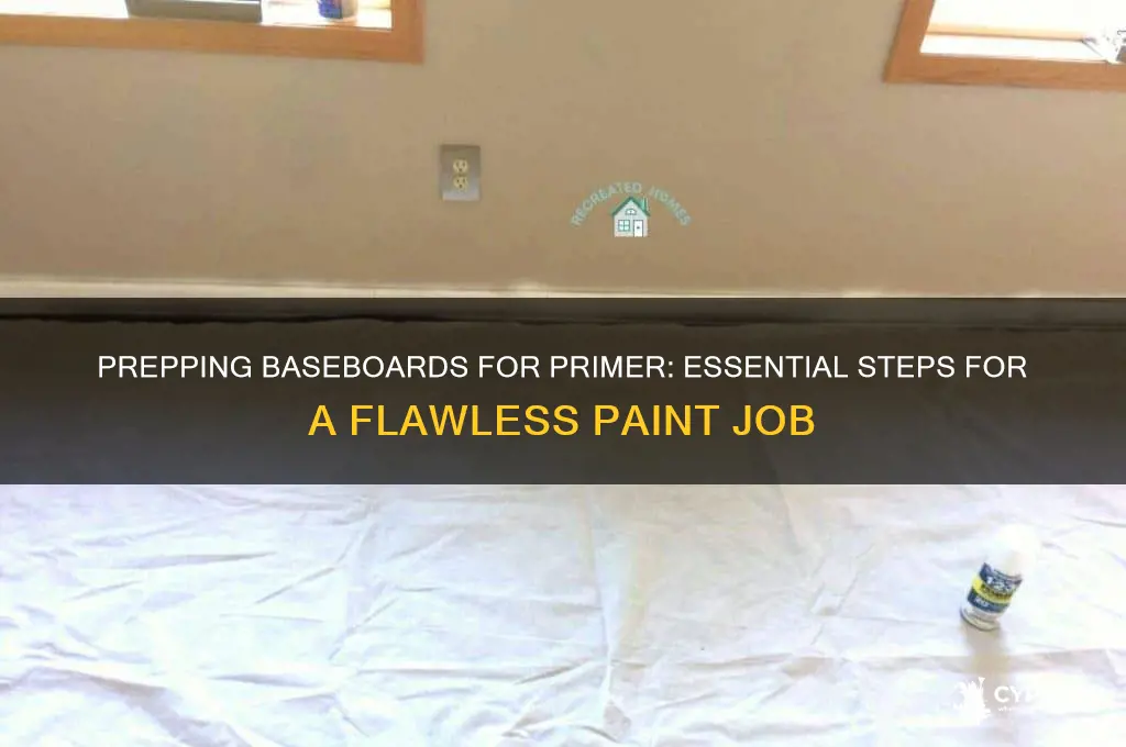 how to prep baseboards for painting primer