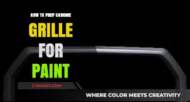 Prepping Your Chrome Grille for Paint: A Step-by-Step Guide
