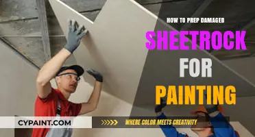 Prepping Damaged Sheetrock: Essential Steps for a Smooth Paint Finish