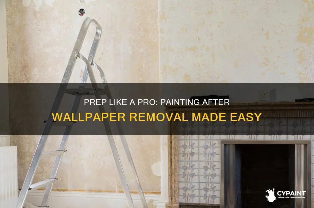 how to prep for painting after wallpaper