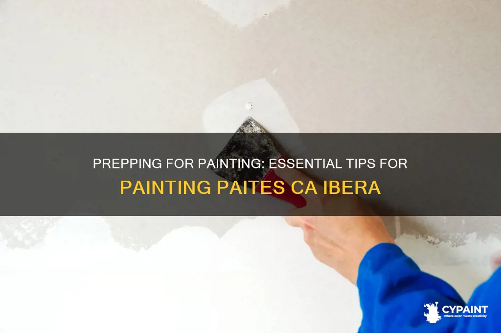 how to prep for painting paites ca ibera