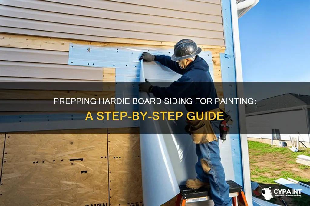 how to prep hardie board siding for painting