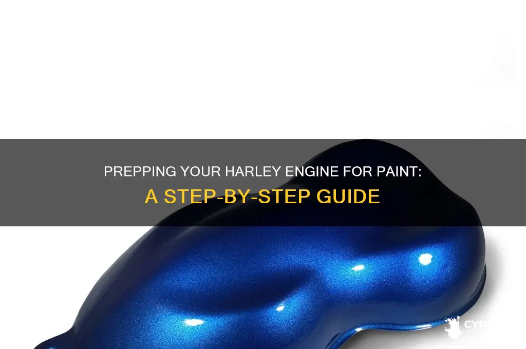 how to prep harley engine for paint
