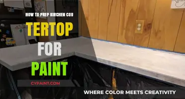 Prepping Your Kitchen Countertop for Painting: A Step-by-Step Guide