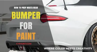 Prepping Your Miata Rear Bumper for a Flawless Paint Job