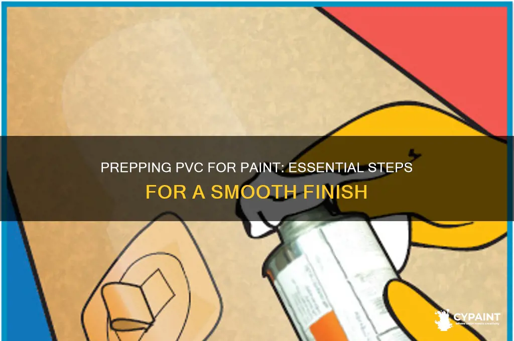 how to prep pvc to be painted