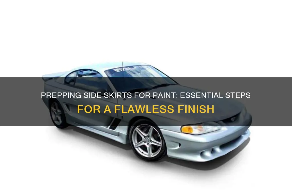 how to prep side skirts for paint