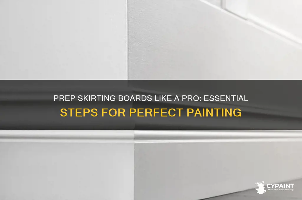 how to prep skirting boards for painting