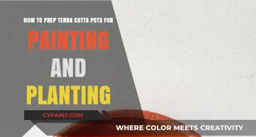 Prepping Terra Cotta Pots: Painting and Planting Made Easy