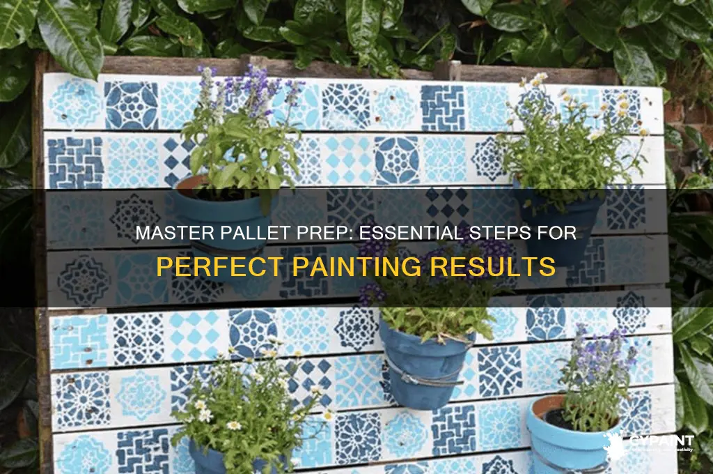 how to prep the pallet for painting