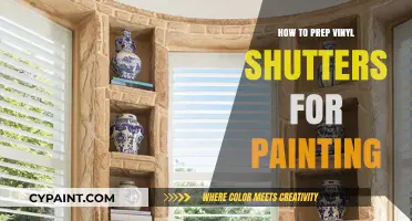 Prepping Vinyl Shutters for Painting: A Step-by-Step Guide