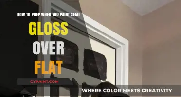 Prepping Right: Painting Semi-Gloss Over Flat Surfaces Like a Pro