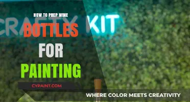Prepping Wine Bottles for Painting: A Creative Upcycling Guide