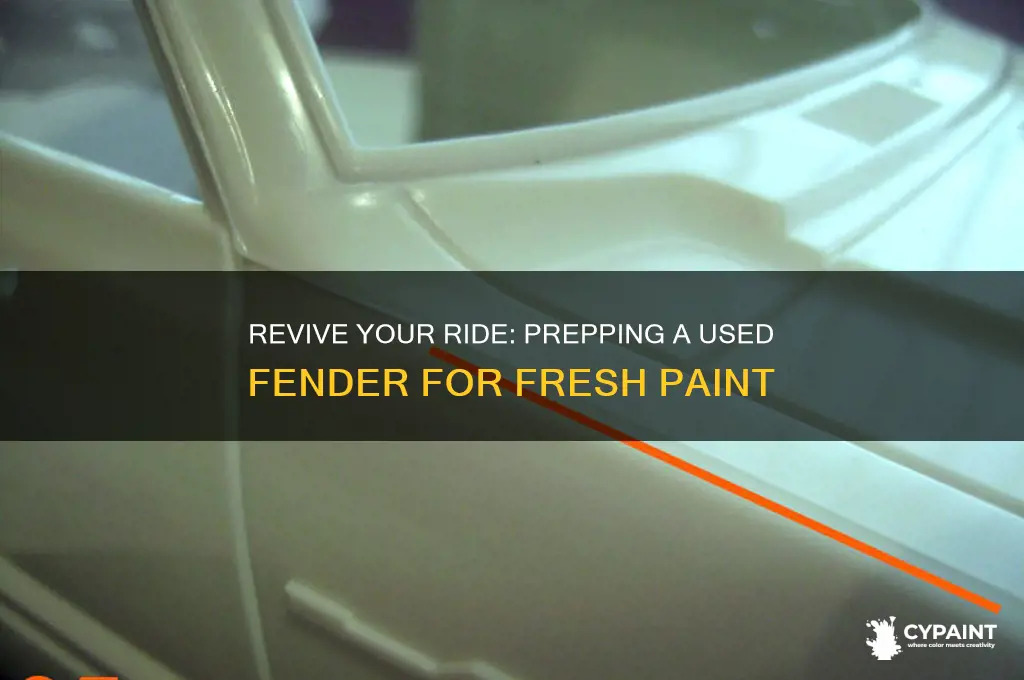 how to prepair aused fender for new paint