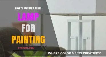 Prepping Your Brass Lamp for Painting: A Step-by-Step Guide