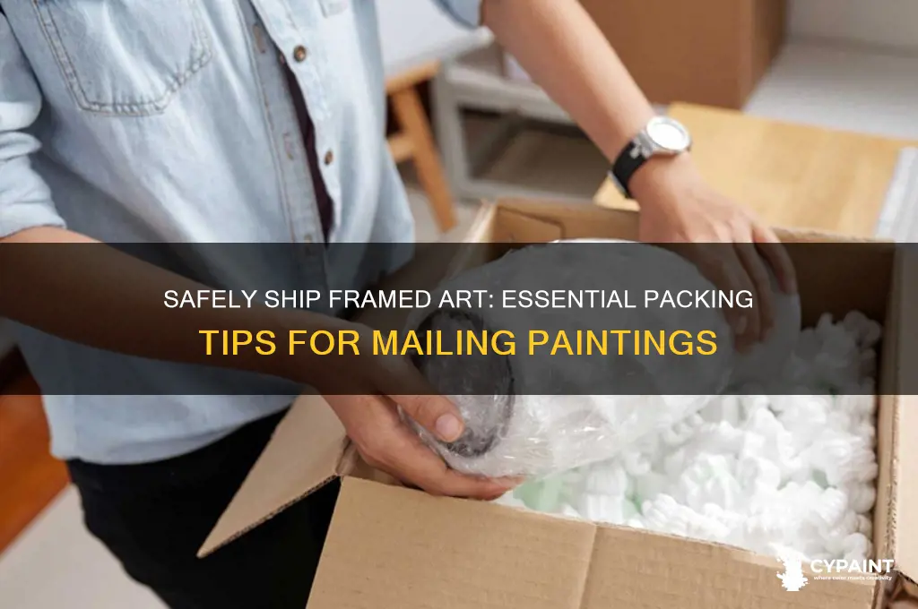 how to prepare a framed painting for mailing