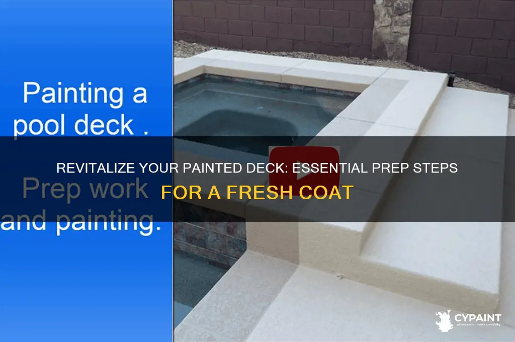 how to prepare a painted deck for painting
