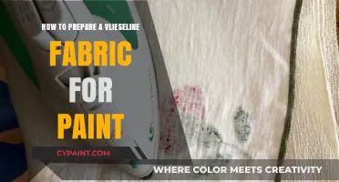 Mastering Vlieseline Fabric Preparation for Flawless Paint Application