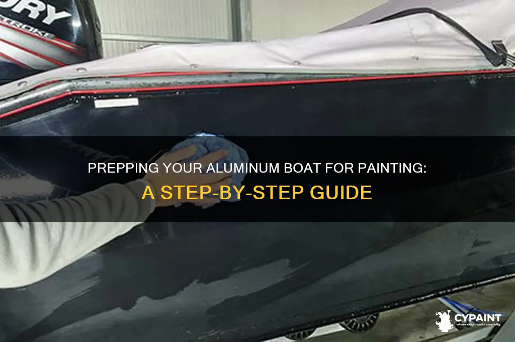 how to prepare aluman boat to paint