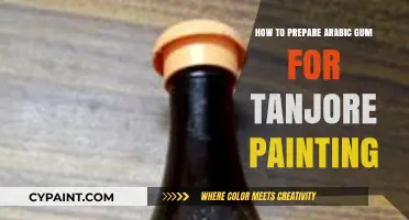 Mastering Arabic Gum Preparation for Authentic Tanjore Painting Techniques