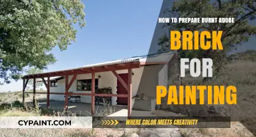Preparing Burnt Adobe Bricks for Painting: A Step-by-Step Guide