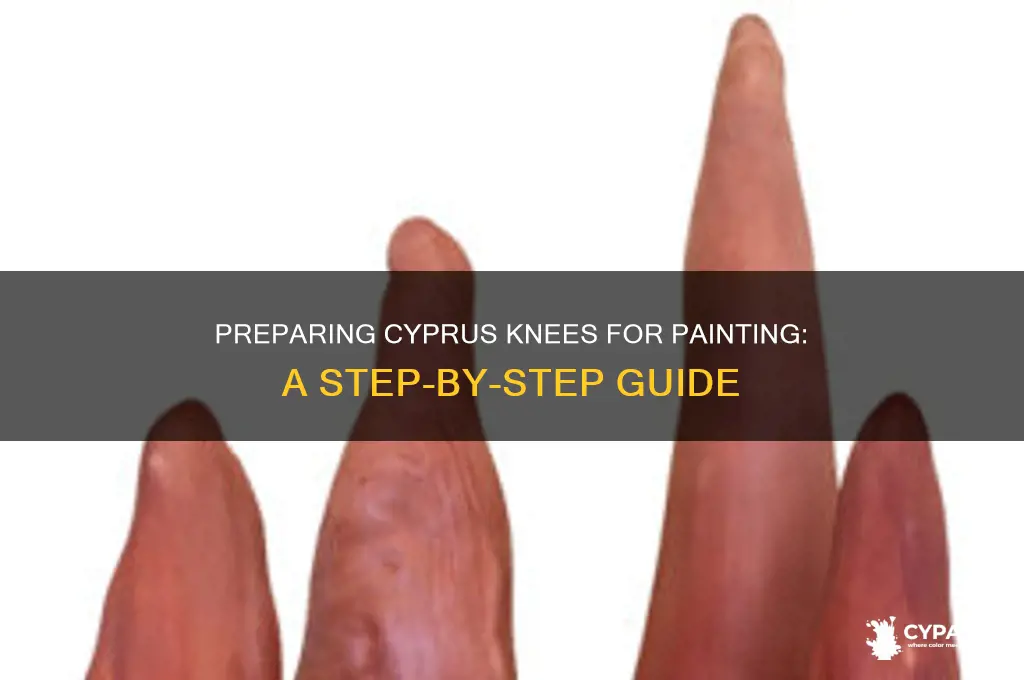 how to prepare cyprus knees for painting