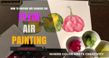 Preparing Dry Gouache for Plein Air Painting: A Practical Guide