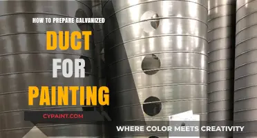 Preparing Galvanized Duct for Painting: A Step-by-Step Guide
