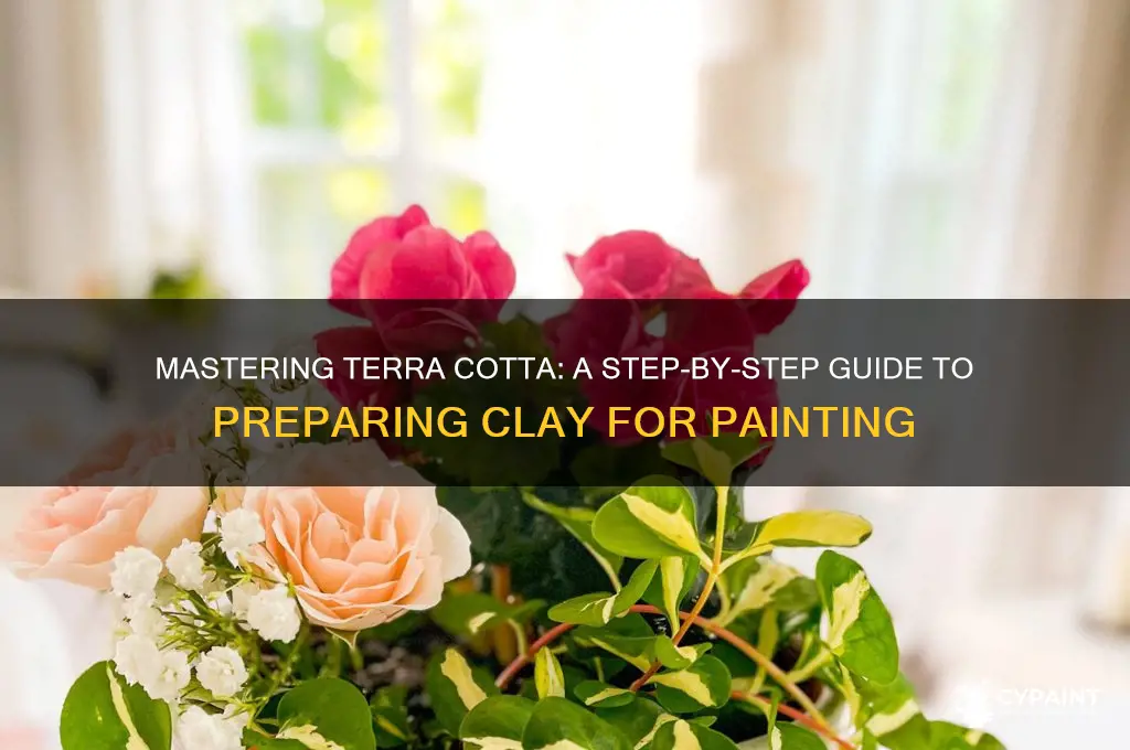 how to prepare paint terra cotta clay