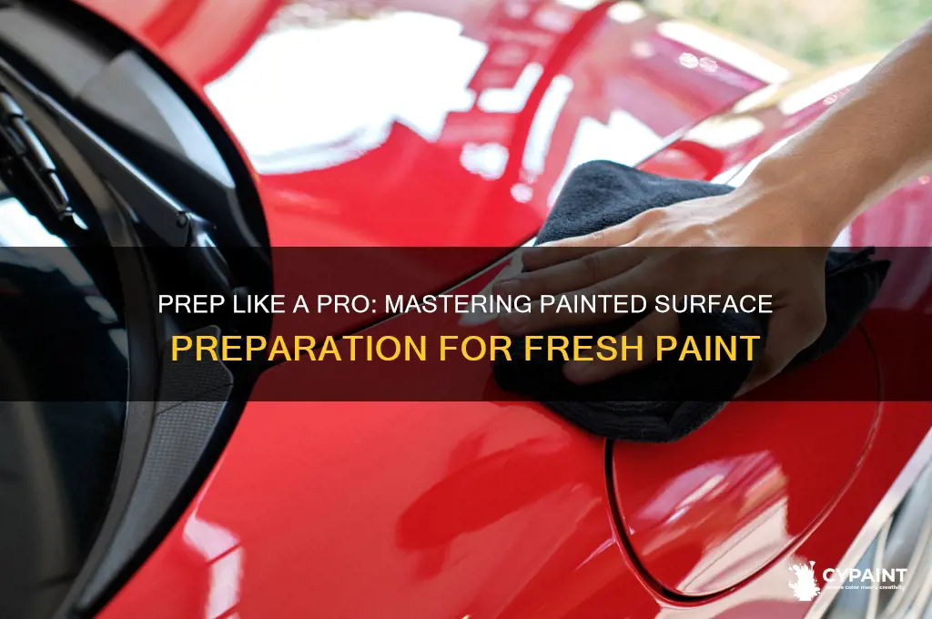 how to prepare paintedoilding surface for new paint