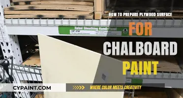 Prep Plywood Perfectly for Smooth Chalkboard Paint Application
