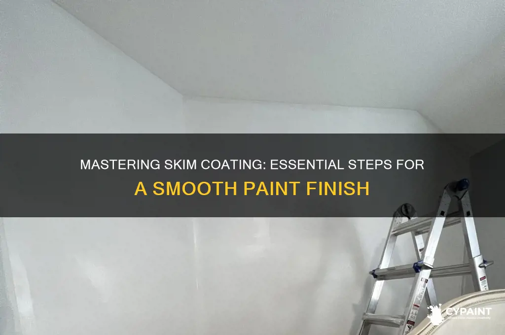 how to prepare skim coat for painting