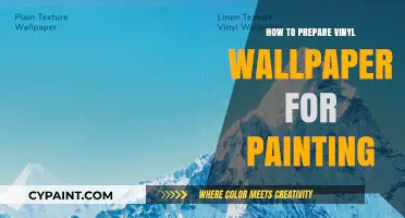 Prepping Vinyl Wallpaper for a Fresh Paint Transformation: A Guide