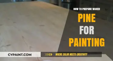 Preparing Waxed Pine for Painting: A Step-by-Step Guide