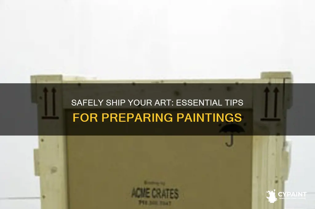 how to prepare your painting for shipping