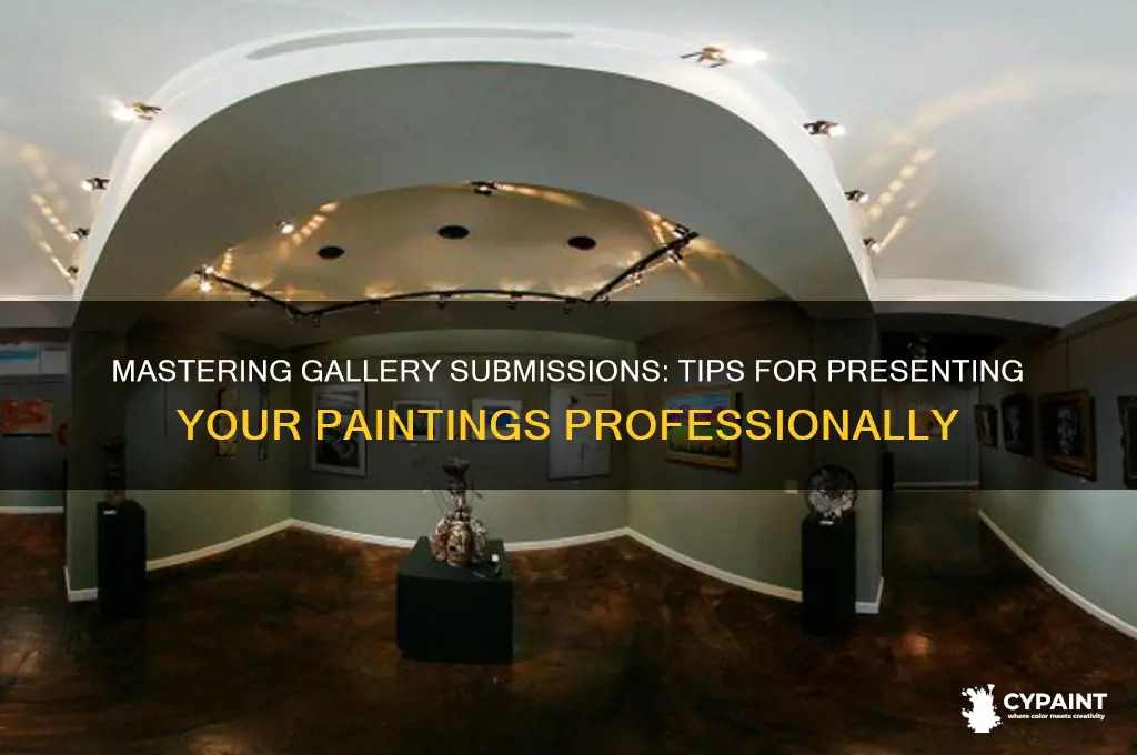 how to present paintings to a gallery