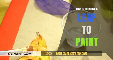 Preserving Nature's Canvas: A Guide to Preparing Leaves for Painting