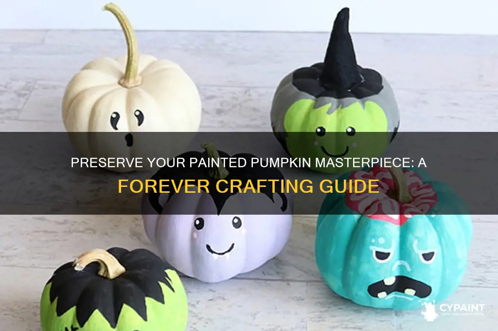 how to preserve a painted pumpkin forever