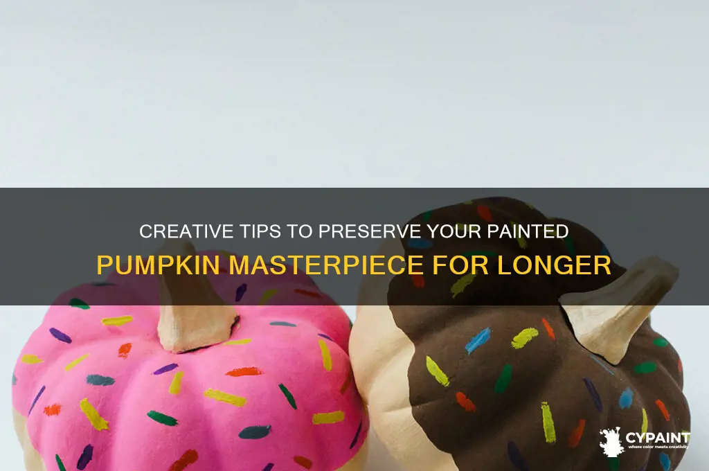 how to preserve a pumpkin after painting it