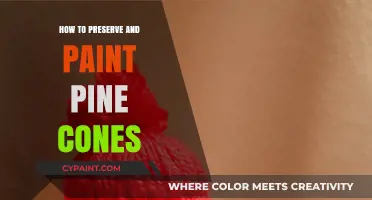 Creative Pine Cone Preservation and Painting Techniques for DIY Crafts