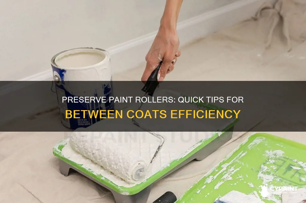 how to preserve paint roller between coats