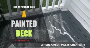 Pressure Washing Your Painted Deck: A Step-by-Step Guide to Perfection