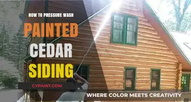 Pressure Washing Painted Cedar Siding: Tips for Safe and Effective Cleaning