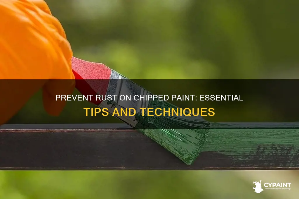 how to prevent chipped paint from rusting