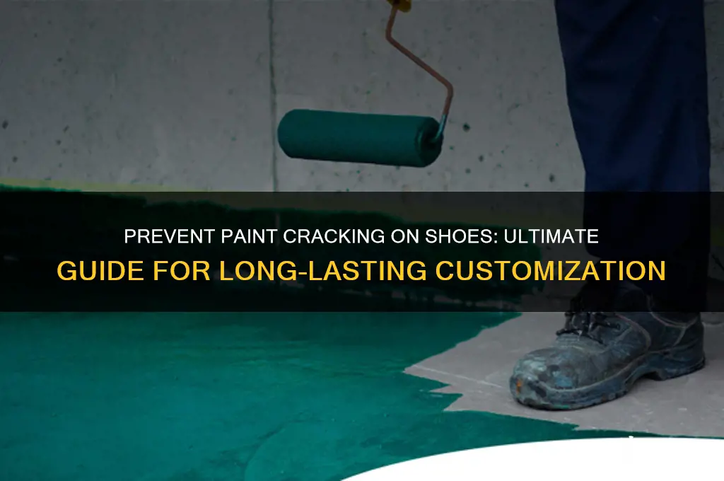 how to prevent paint cracking on shoes ub