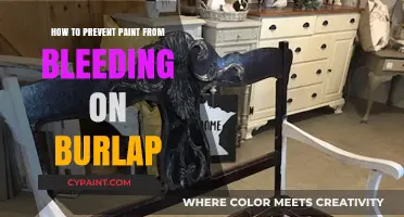 Prevent Paint Bleed on Burlap: Tips for Clean, Crisp Designs