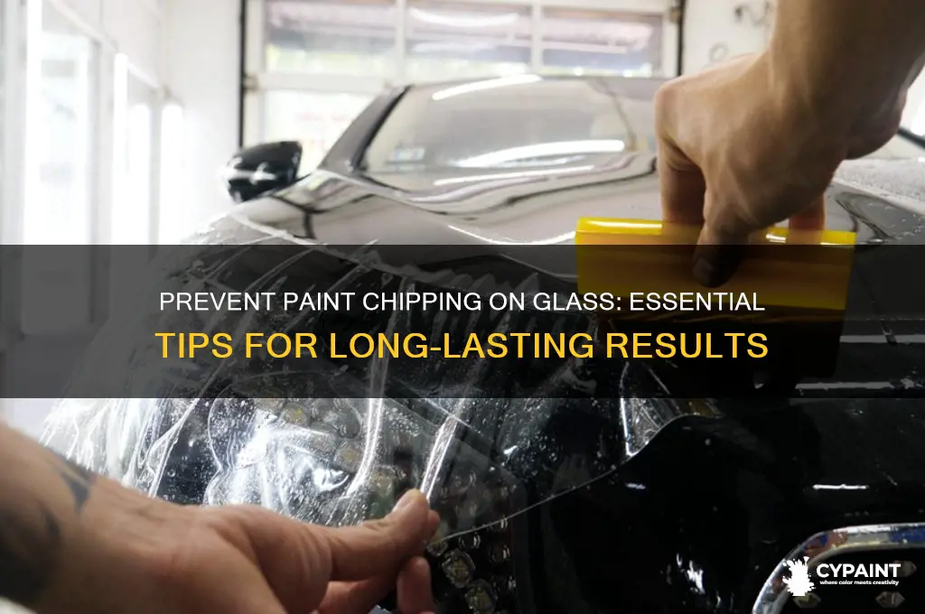 how to prevent paint from chipping off glass